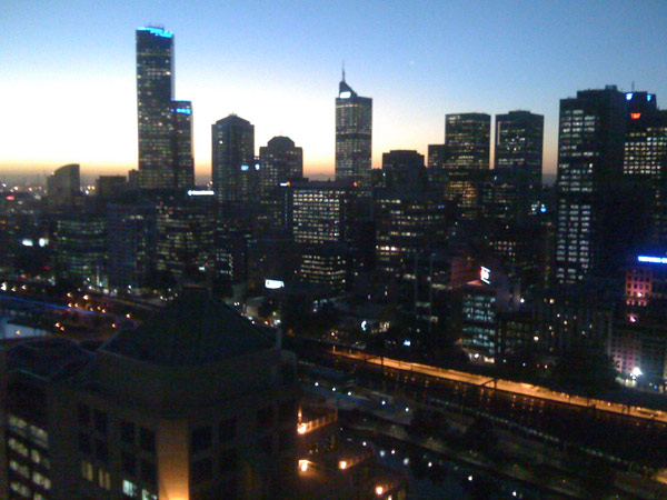 nice place to be working at sunset...